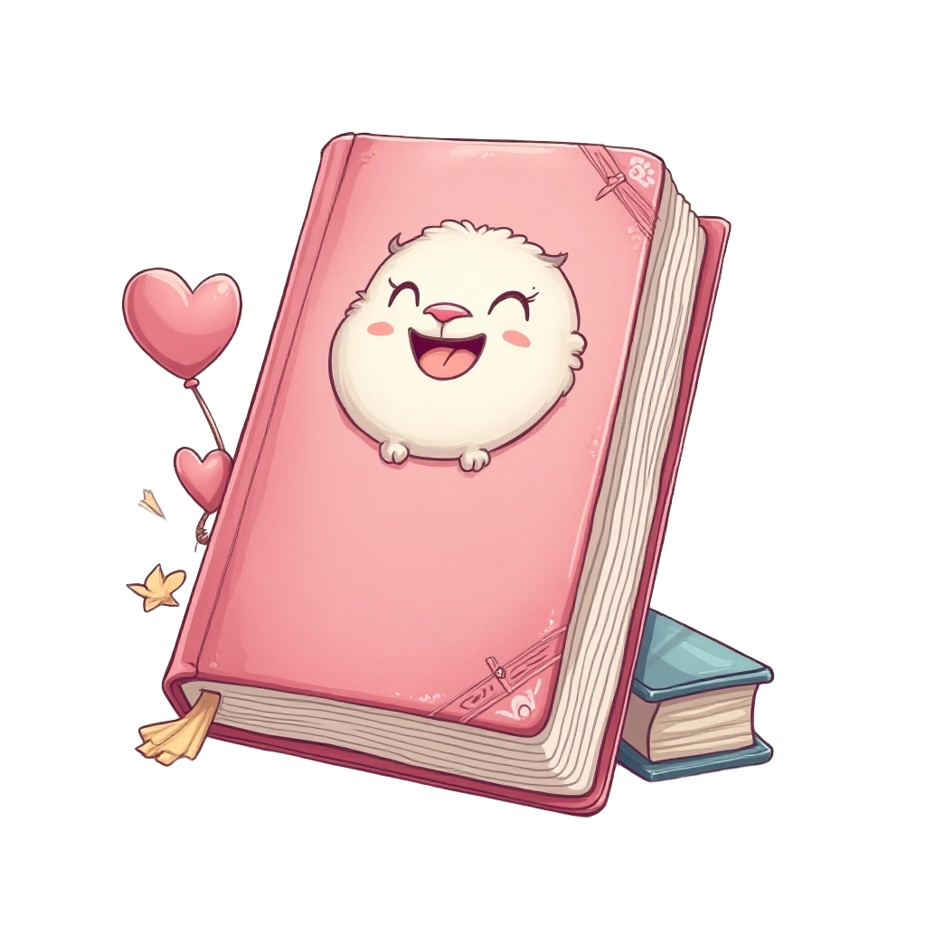 Cute Diary with Kitten